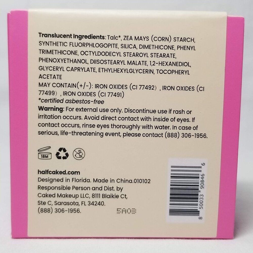 Half Caked - Star Bright Loose Setting Powder - Translucent - Picture 5 of 8